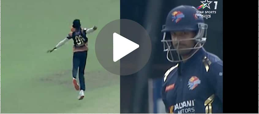 [Watch] Mayank Agarwal In Disbelief As His Uneccessary Shot Leads To First-Ball Duck In Maharaja T20